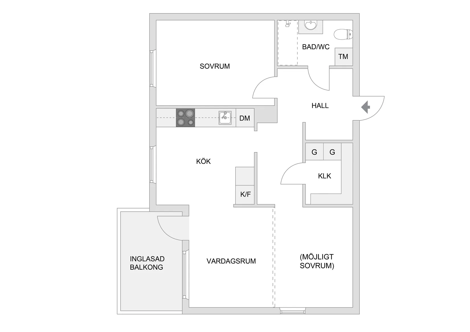 Bostadsrätt, Kvartalsvägen 20, 3tr, Jakobsberg, Järfälla
