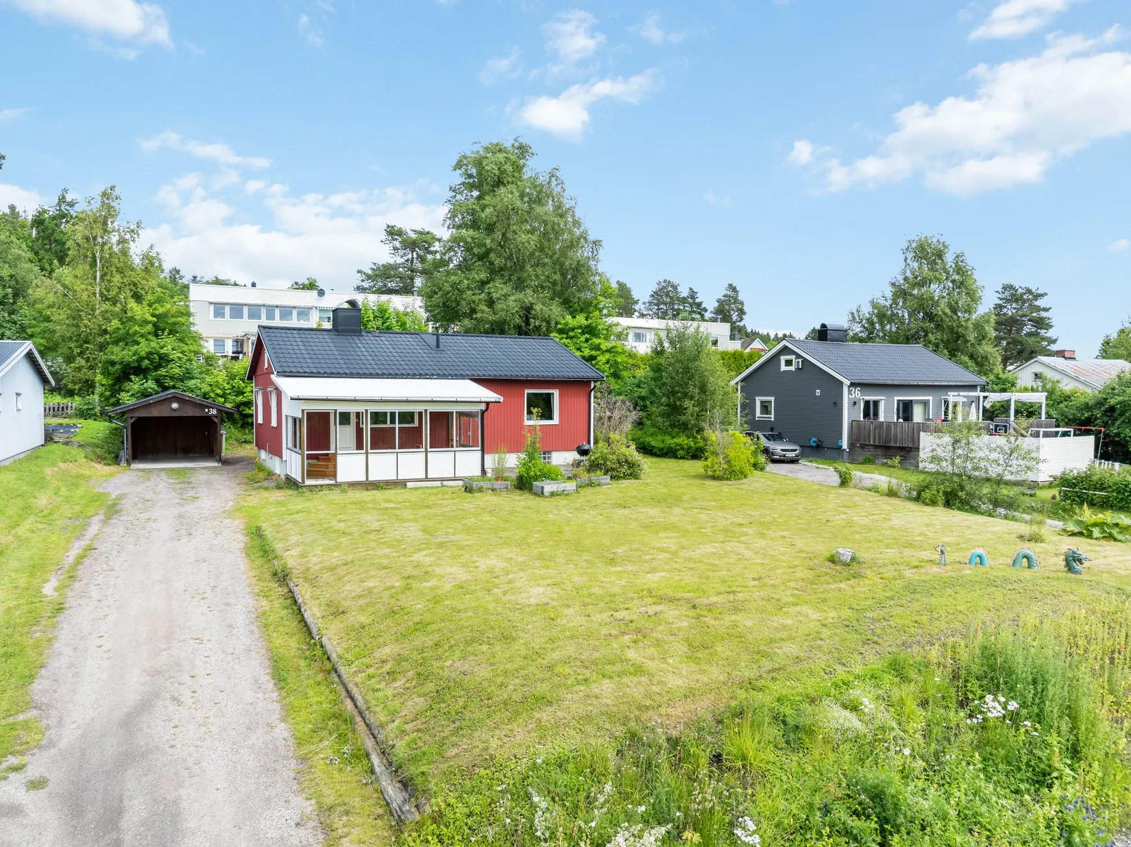 Villa, Kyrkvägen 38, Hemmanet, Sundsvall