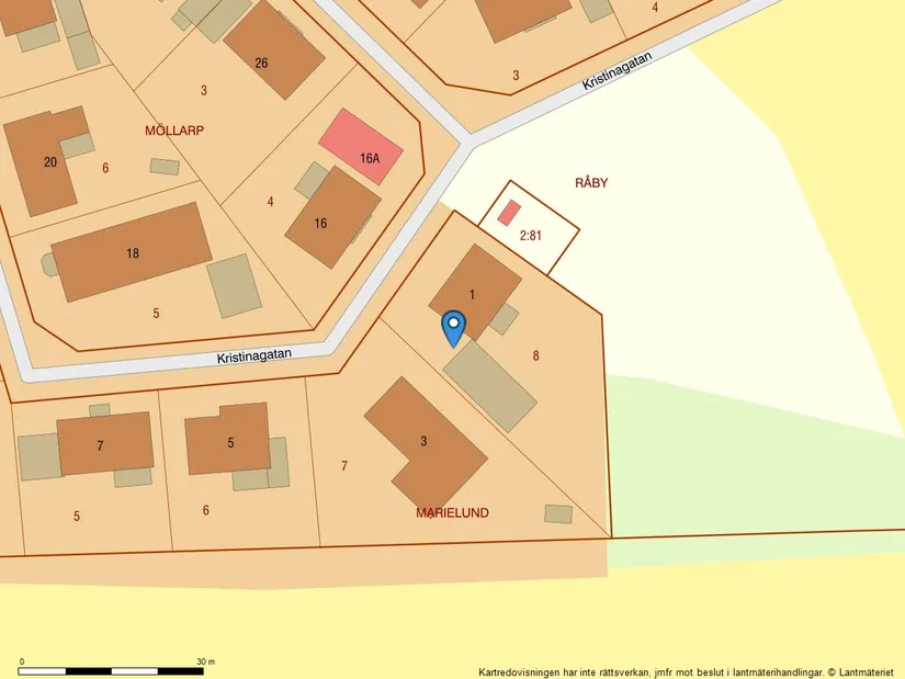 Villa, Kristinagatan 1, Hörby