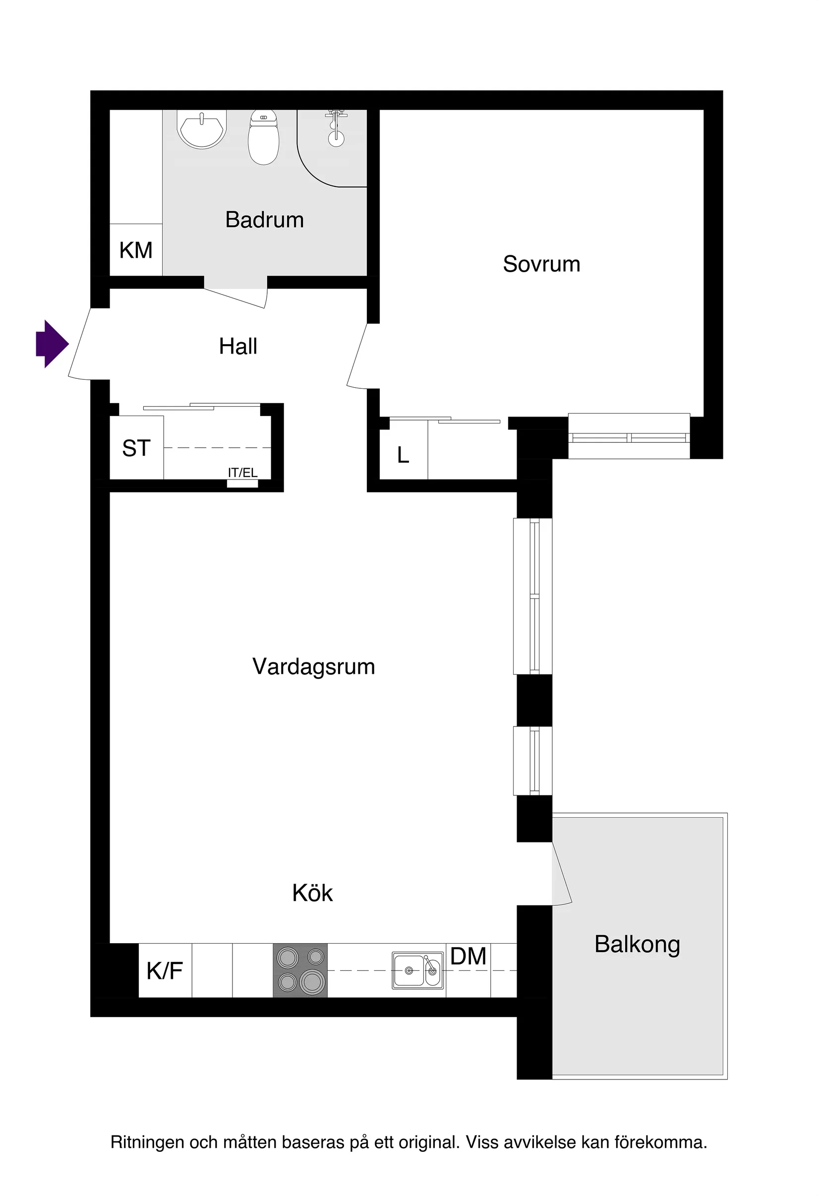 Bostadsrätt, Industrigatan 37, Kungsängen, Uppsala
