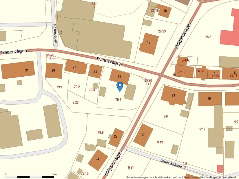 Villa, Tranesvägen 23, Skåne-Tranås, Tomelilla