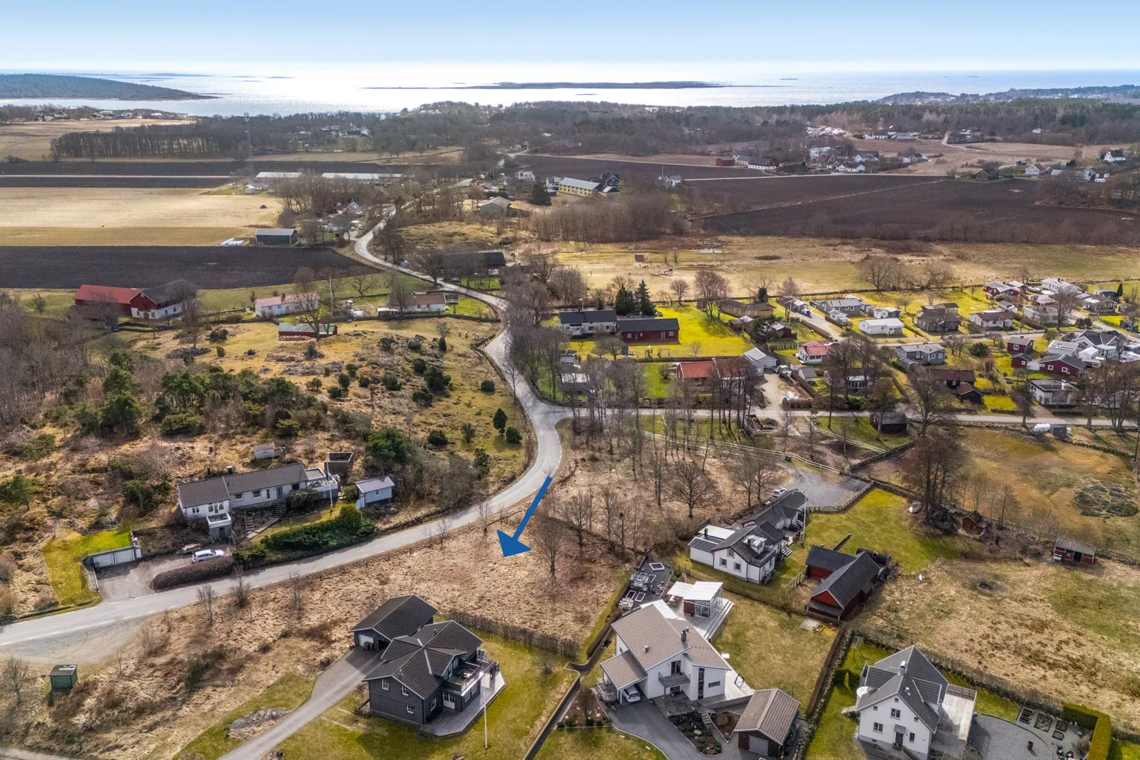 Tomt, Årnäsvägen 23, Espevik, Varberg