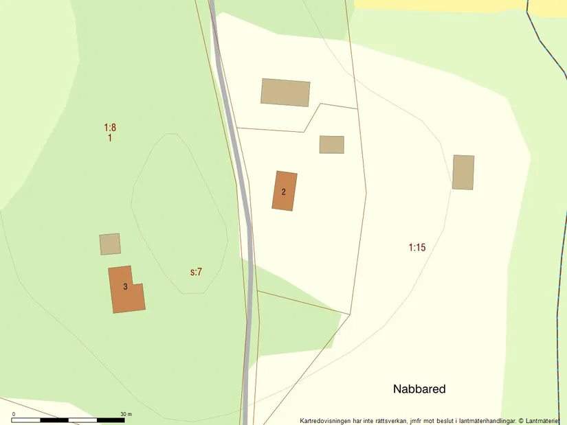 Fritidshus, Nabbared 2, Mark