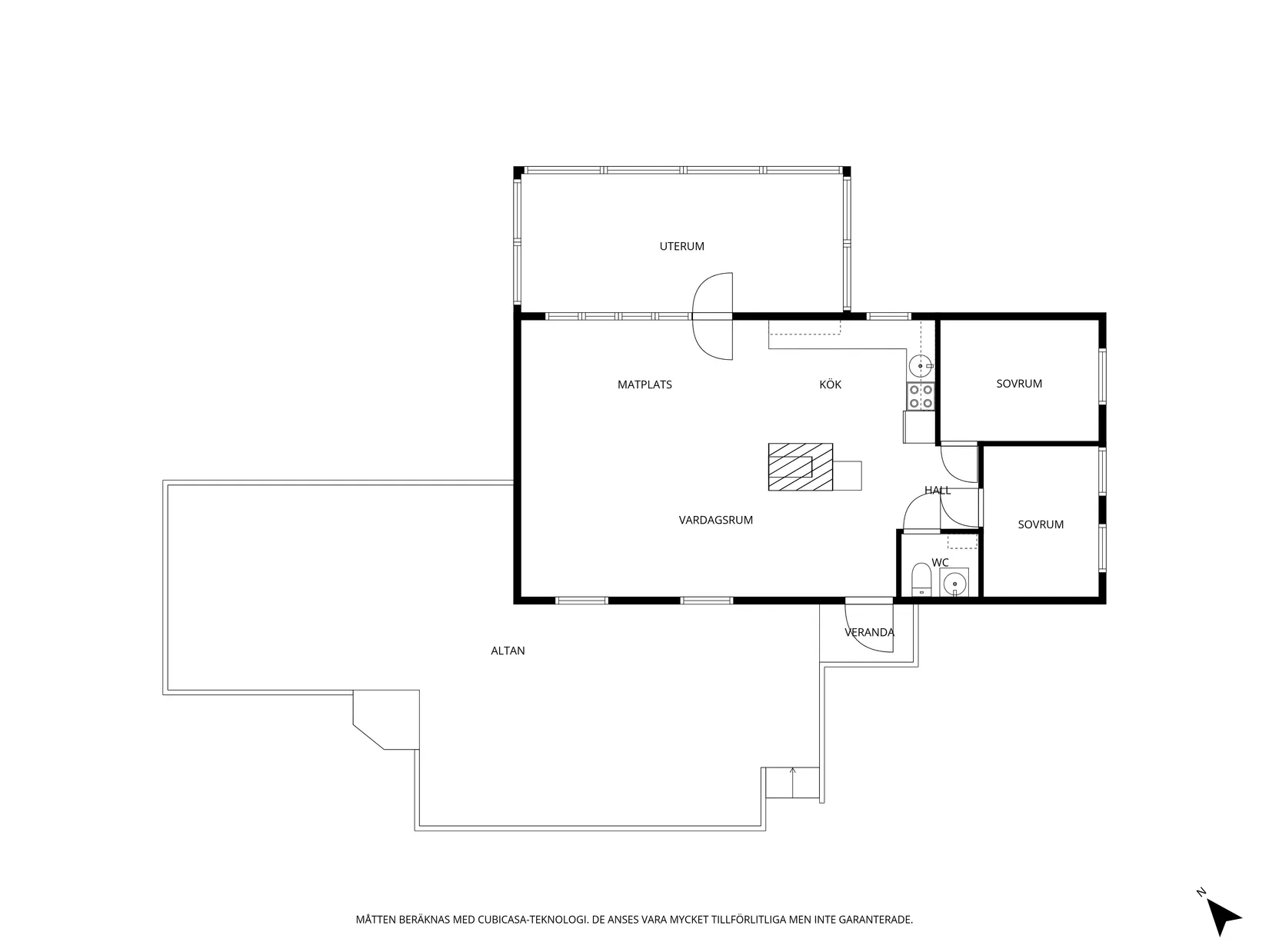 Fritidshus, Gränsvägen 21, Malmsjöstugan, Gnesta