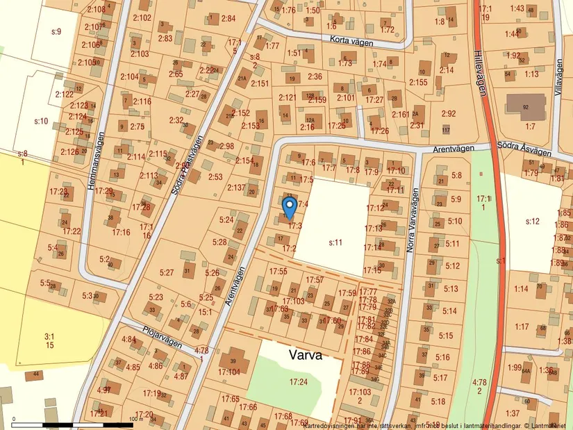 Villa, Arentvägen 15, Hille, Gävle