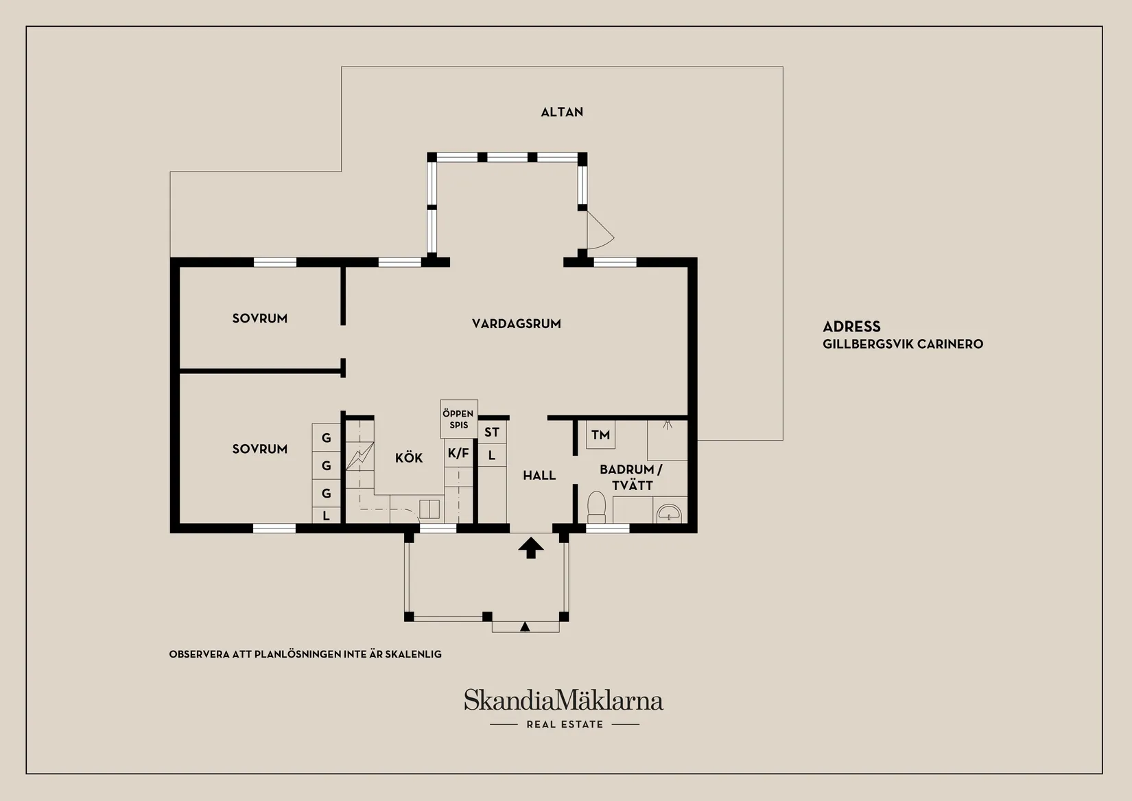 Villa, Gillbergsvik Carinero, Gillbergsvik, Trosa