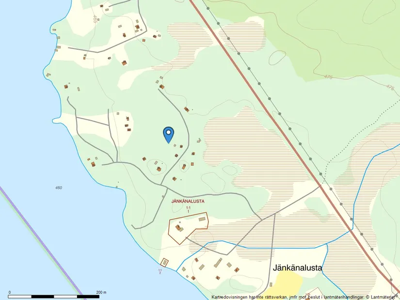 Fritidshus, Arrende Jänkänalusta plats T, Kiruna