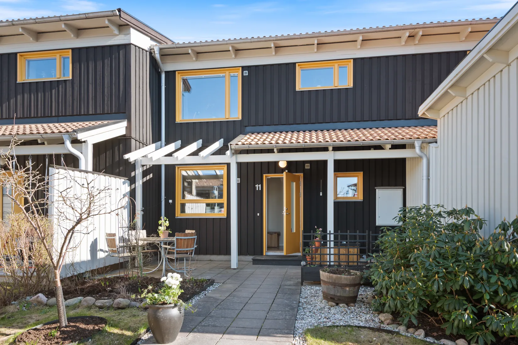 Villa, Radhus, Barlows väg 11, Gustavsberg Farsta Slottsvik, Värmdö