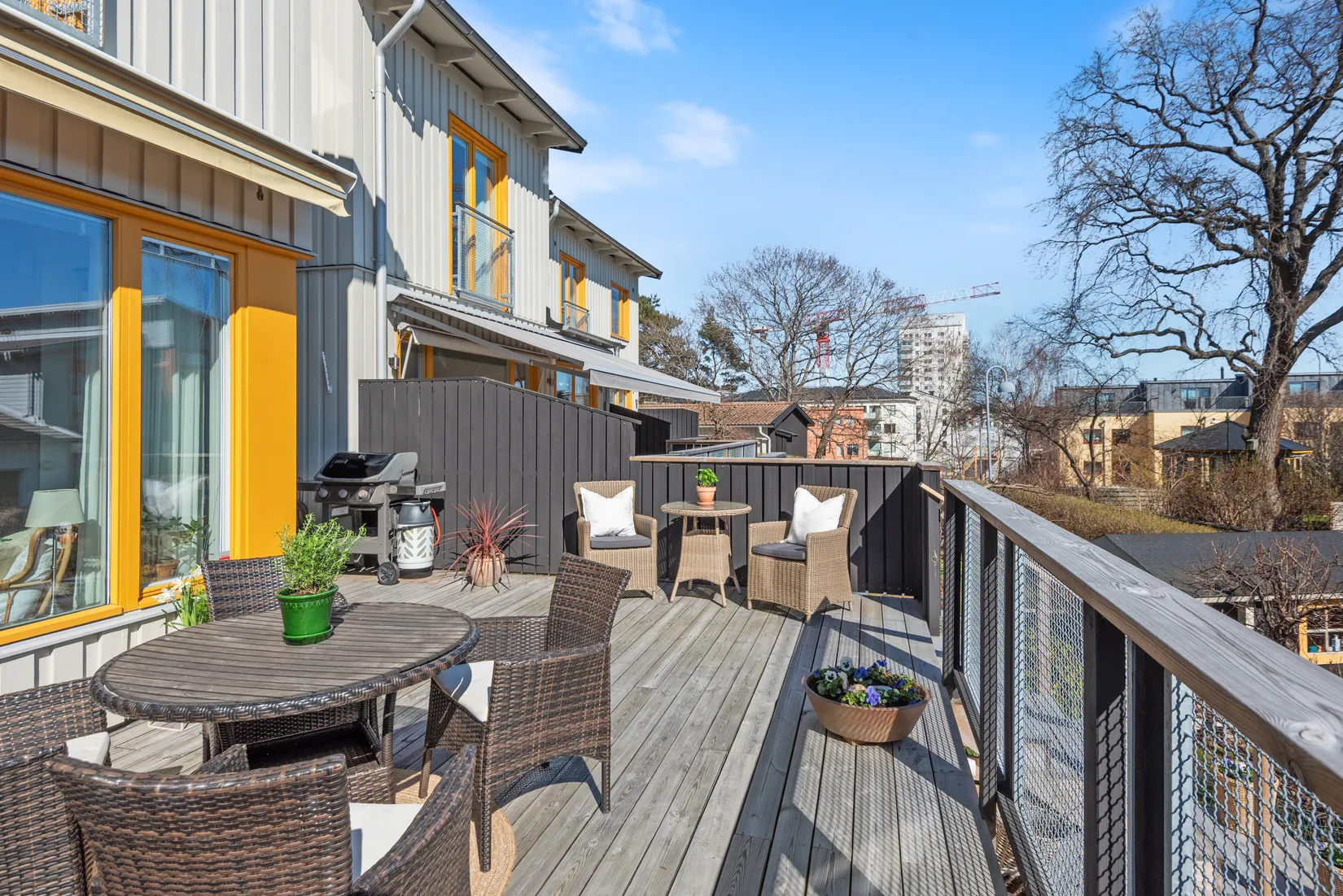 Villa, Radhus, Barlows väg 11, Gustavsberg Farsta Slottsvik, Värmdö