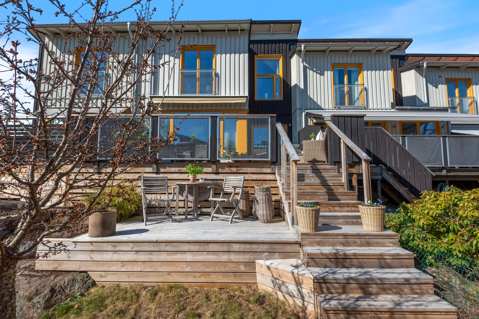 Villa, Radhus, Barlows väg 11, Gustavsberg Farsta Slottsvik, Värmdö