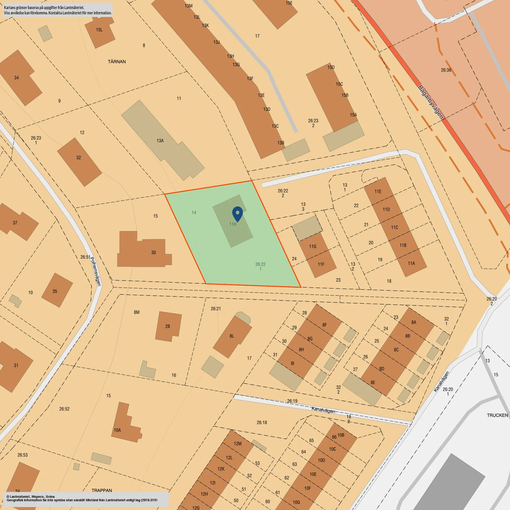 Villa, Bagarbyvägen 11H, Töjnan, Sollentuna