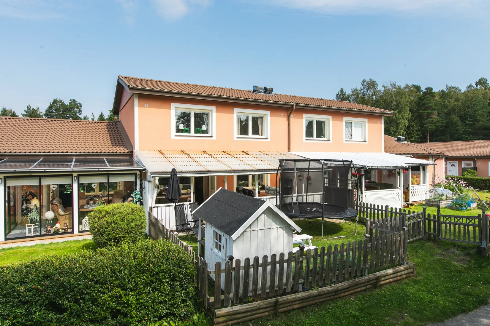 Radhus, Hövdingavägen 19C, Södra Bomhus, Gävle