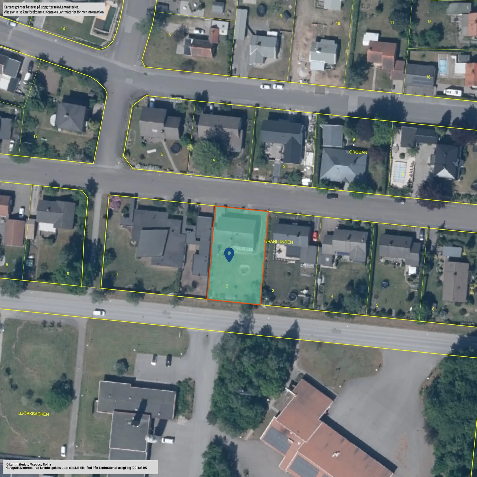 Villa, Platågatan 9, Sjöbo