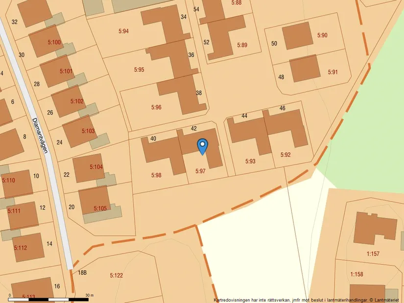 Villa, Radhus, Diamantvägen 42, Lindome - Valåsdalen, Mölndal