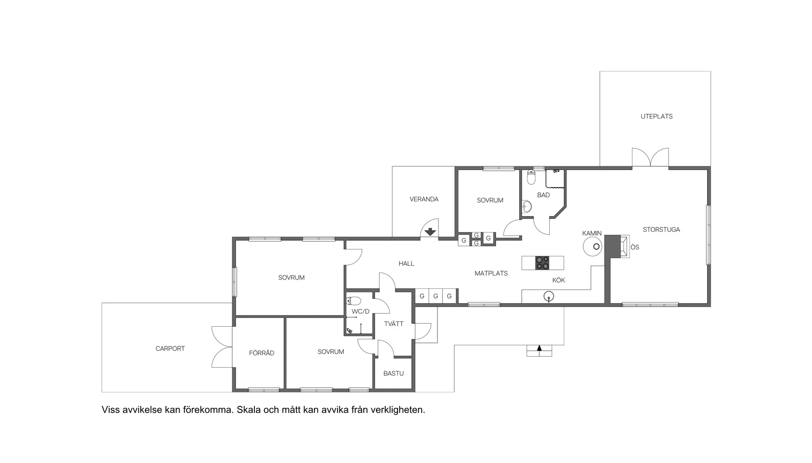 Villa, Bättringsvägen 9, Norrmjöle, Umeå