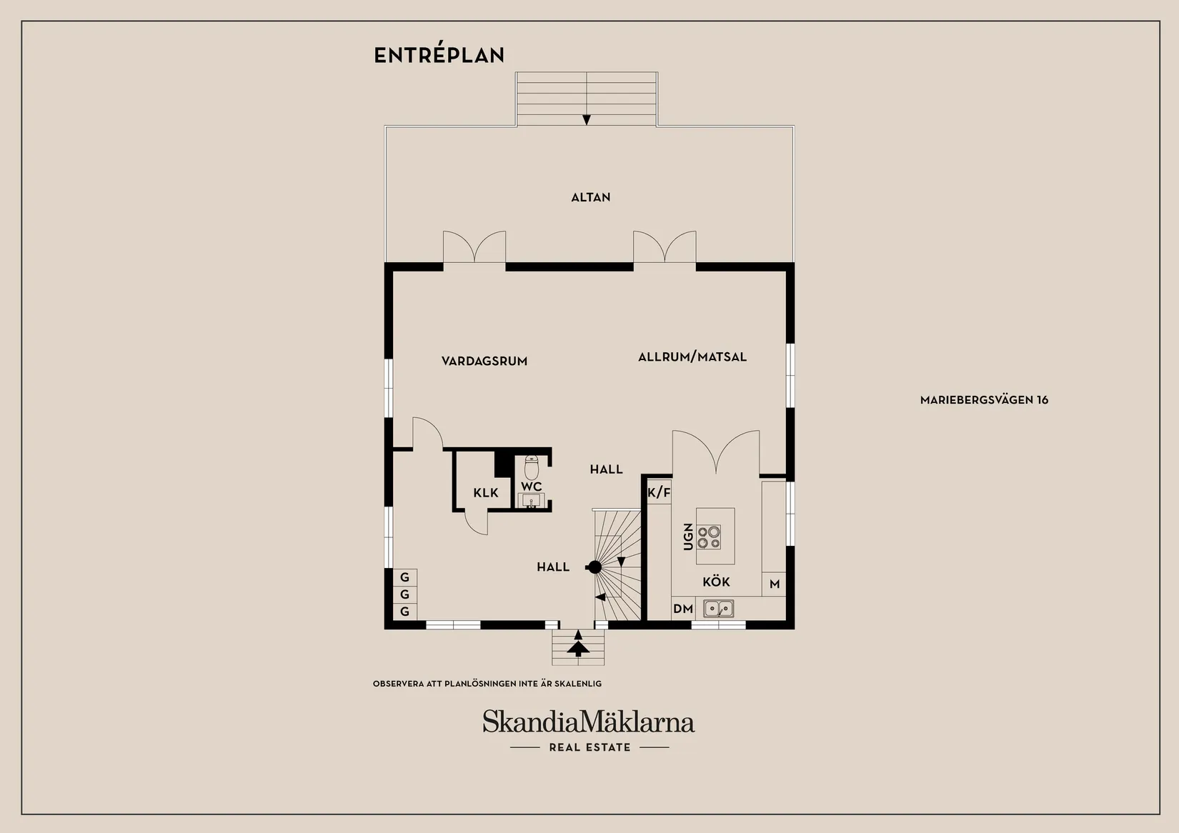 Villa, Mariebergsvägen 16, Marieberg, Karlstad