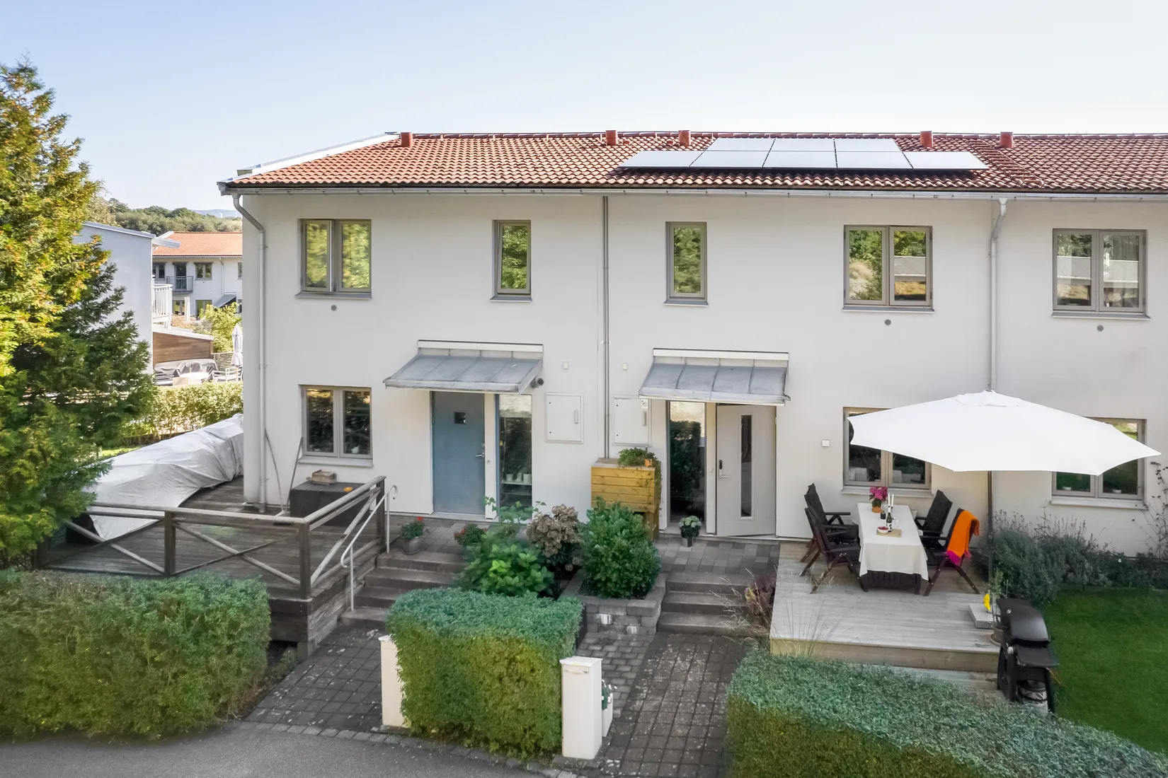 Villa, Radhus, Lilla Korsåsgatan 28, Ängås - Kannebäck, Göteborg