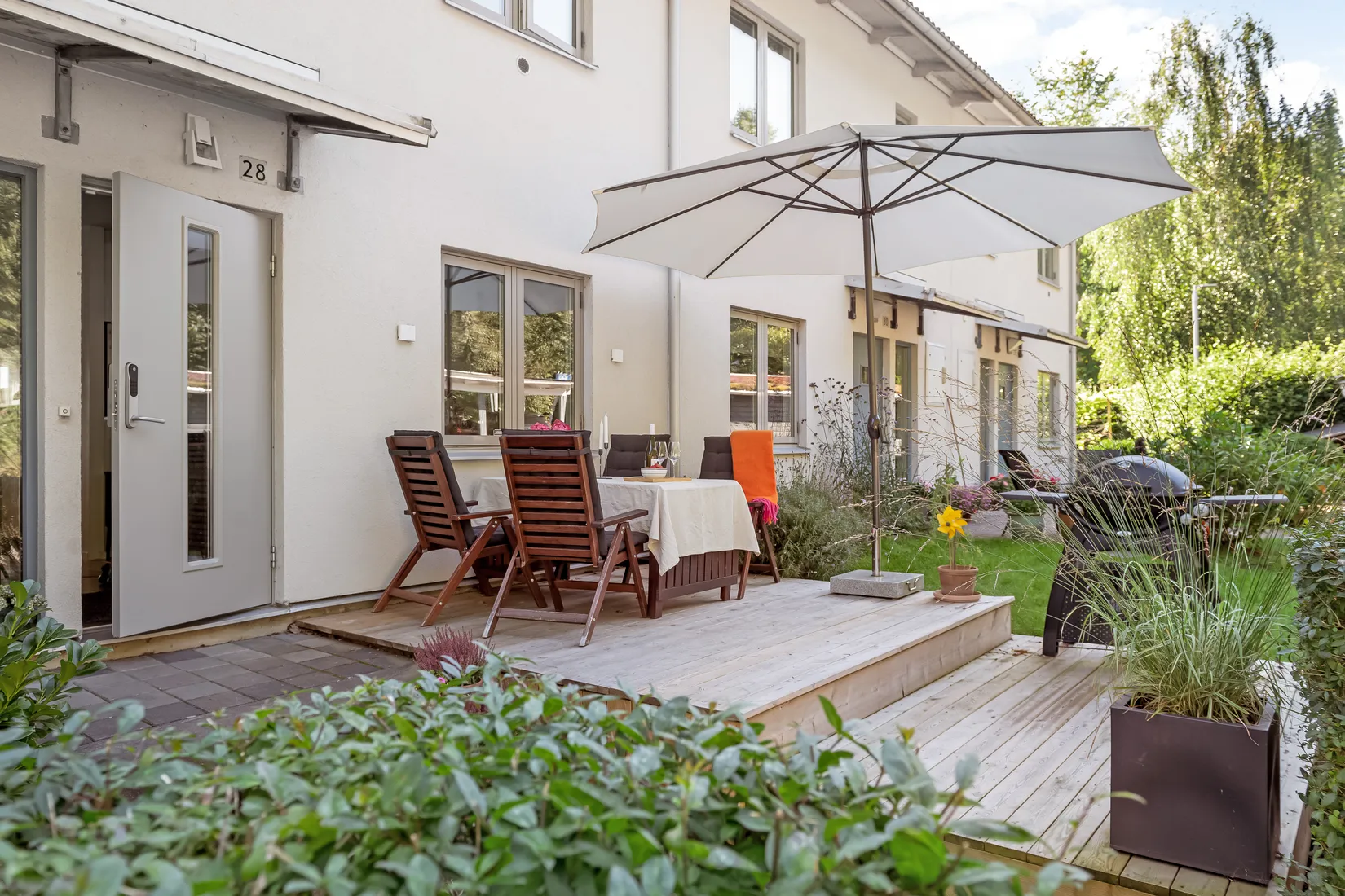 Villa, Radhus, Lilla Korsåsgatan 28, Ängås - Kannebäck, Göteborg