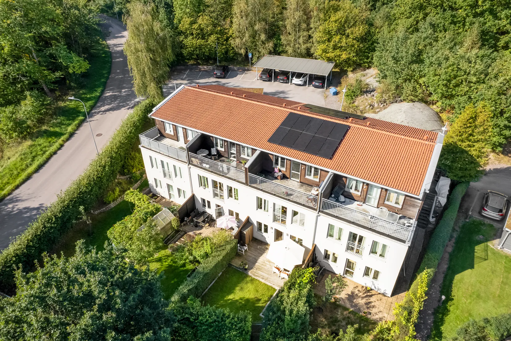 Villa, Radhus, Lilla Korsåsgatan 28, Ängås - Kannebäck, Göteborg