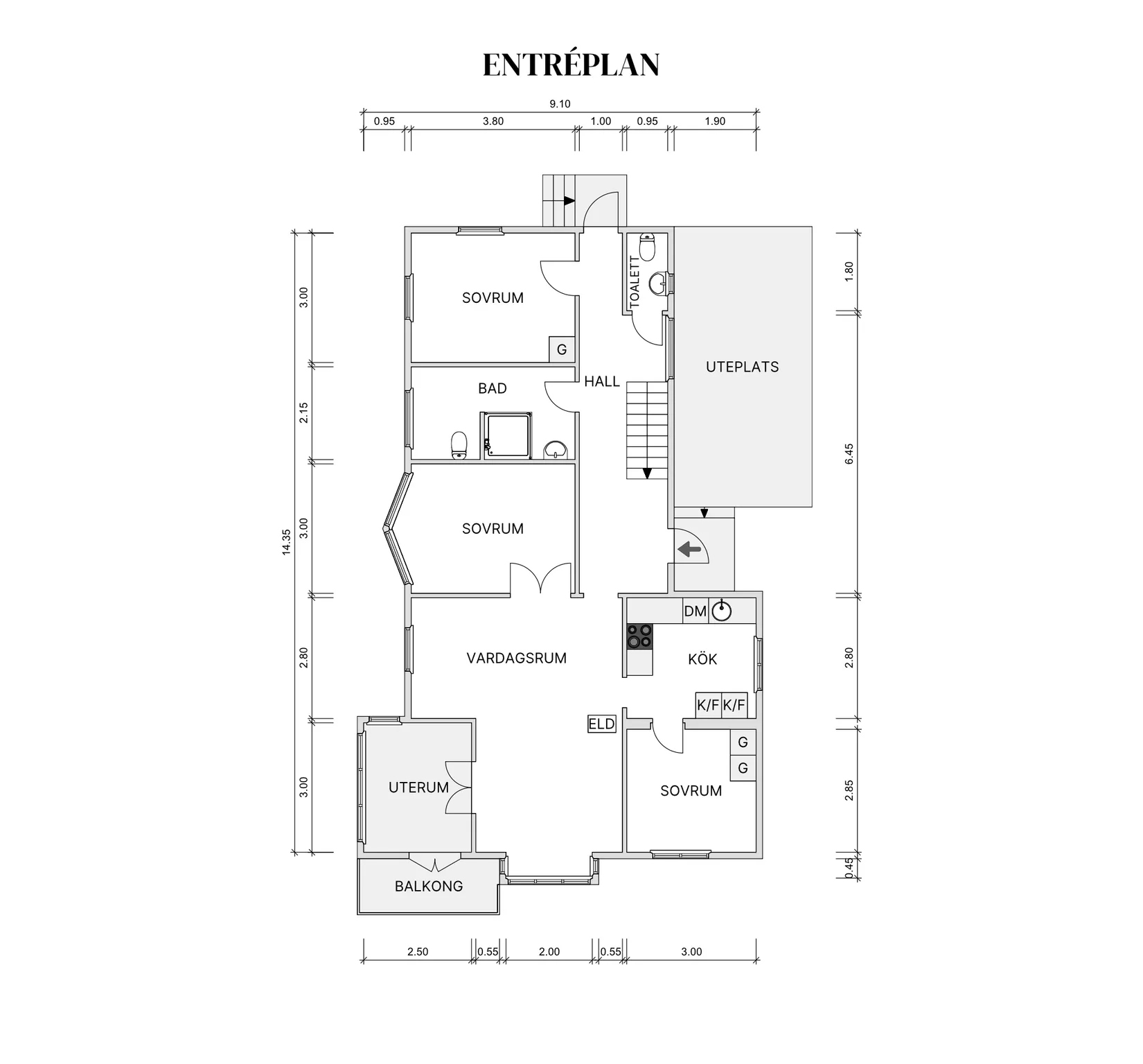 Villa, Hässleholmsvägen 3, Örkelljunga