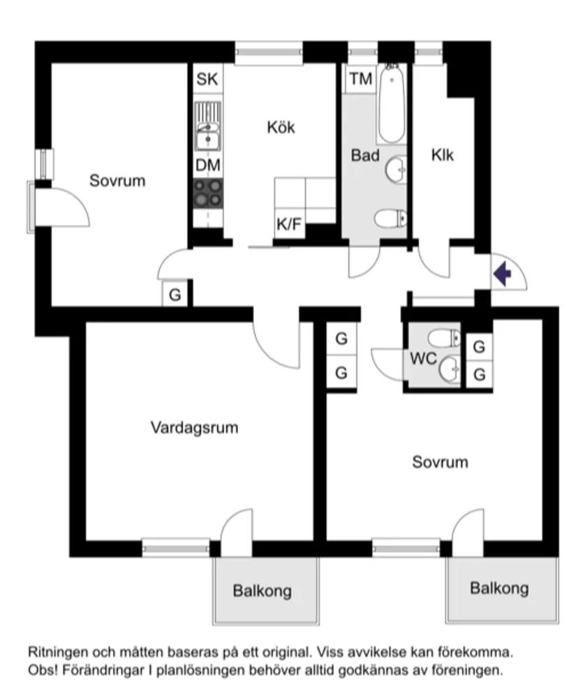 Bostadsrätt, Spetsvägen 33, Bromma / Riksby, Stockholm