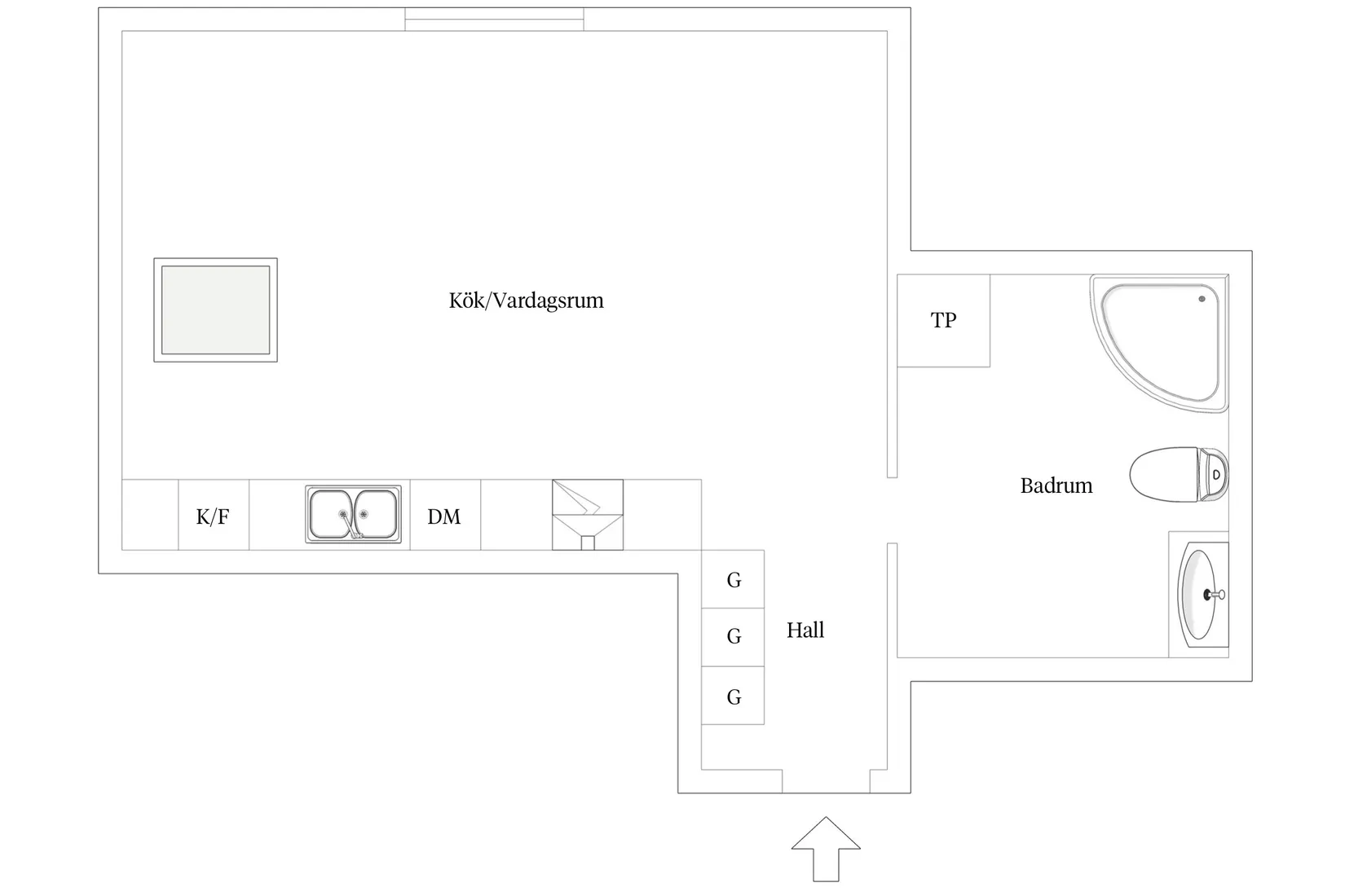 Bostadsrätt, Stora Norregatan 105, Landskrona - Centrum, Landskrona