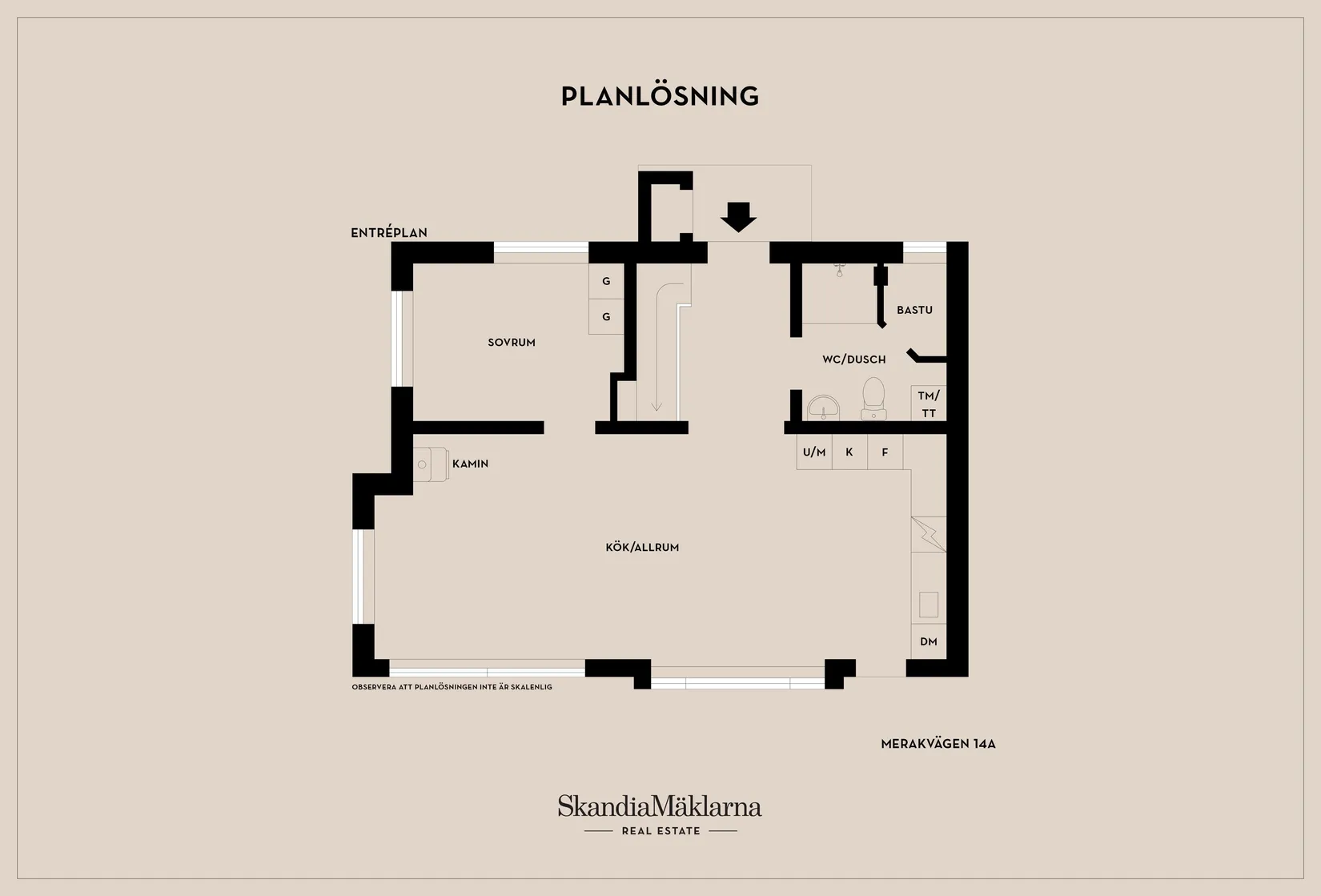 Bostadsrätt, Lupusvägen 2A, Storhogna, Berg