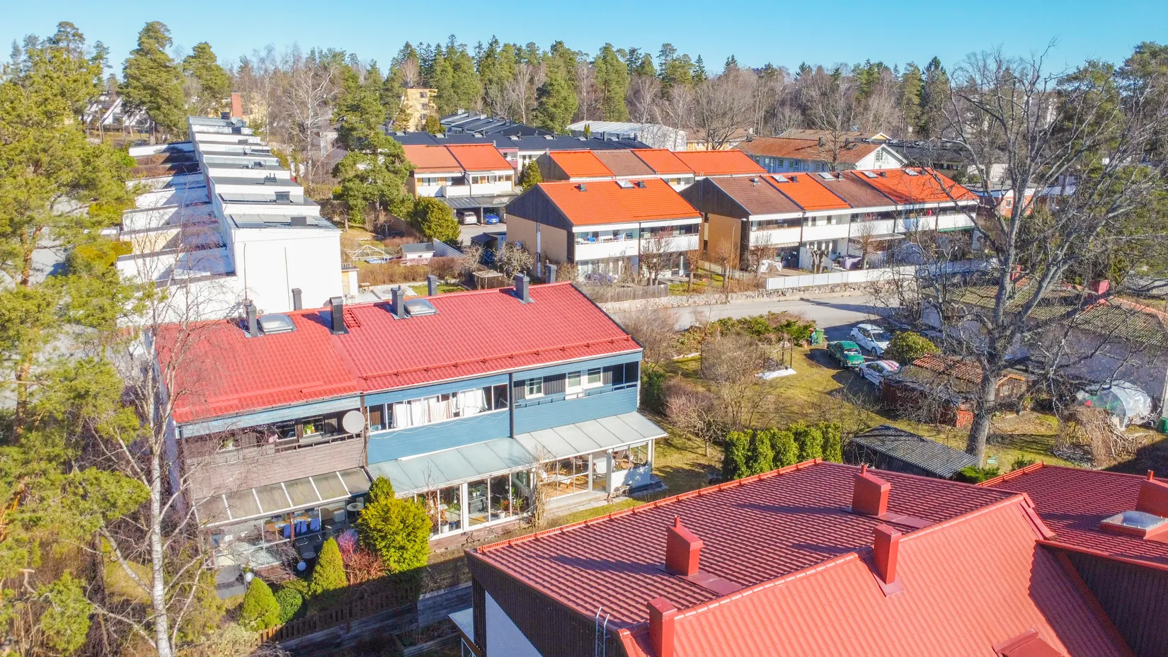 Radhus, Envägen 19, Centrala Väsby, Upplands Väsby