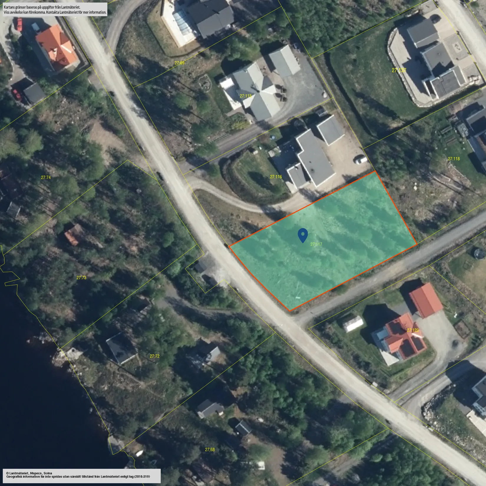 Tomt, Laggaruddsvägen 34, Laggarudden, Ludvika