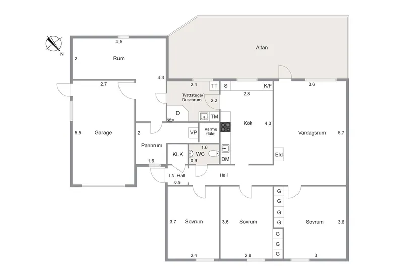 Villa, Radhus, Krusetorpsgatan 13, Torsred, Trollhättan
