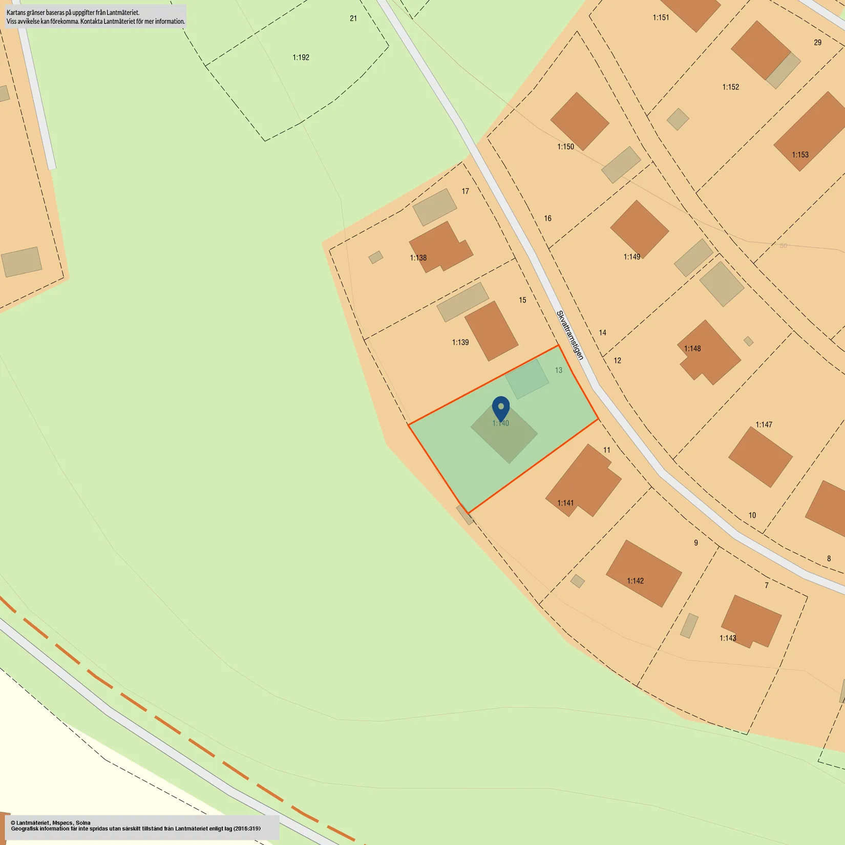 Villa, Skvattramstigen 13, Svärtinge - Skogsbacke, Norrköping