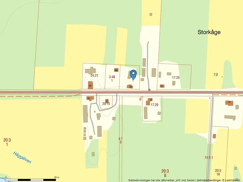 Villa, Storkågevägen 46 & Storkågevägen 46B, Kåge, Skellefteå