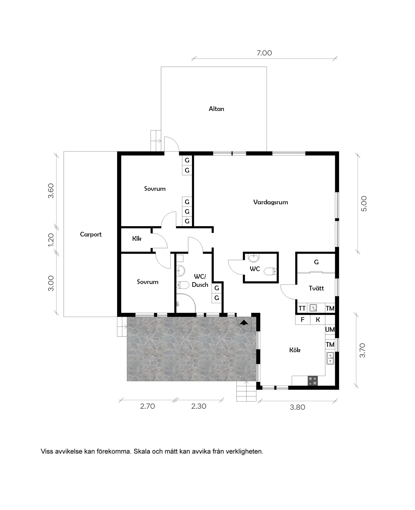Villa, Nordens väg 25, Bohusgården, Uddevalla