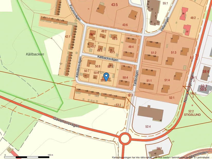 Villa, Källsätersvägen 10, Stigslund, Gävle