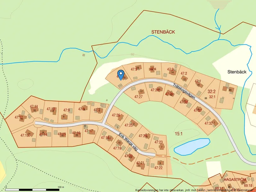 Villa, Trätskogsvägen 20, Hagaström, Gävle