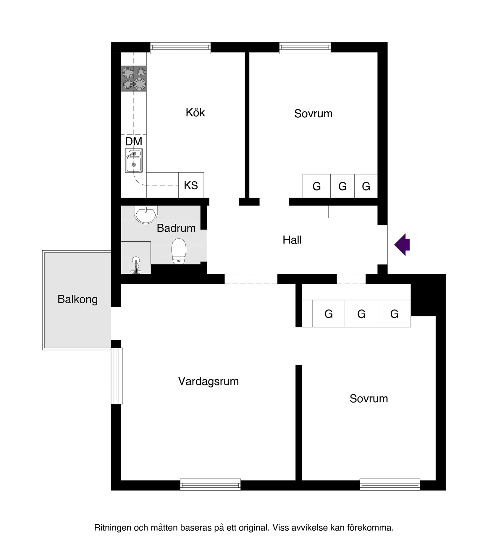 Bostadsrätt, Geijersgatan 27F, Luthagen, Uppsala