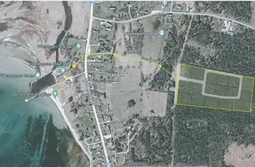 Tomt, Västergarn Ammor 914J, Västra Gotland - Västergarn med omnejd, Gotland