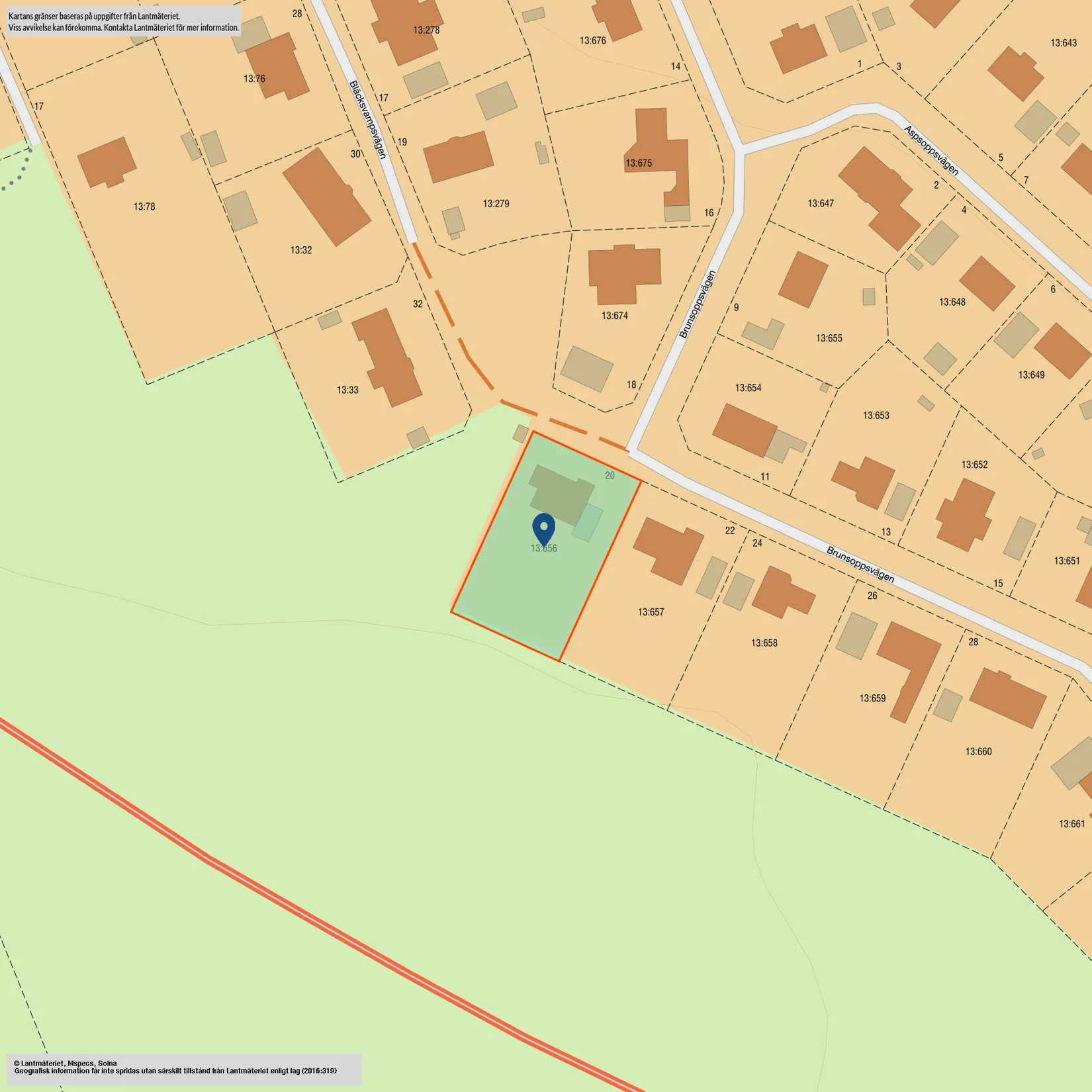 Villa, Brunsoppsvägen 20, Ekeby-Almby, Örebro