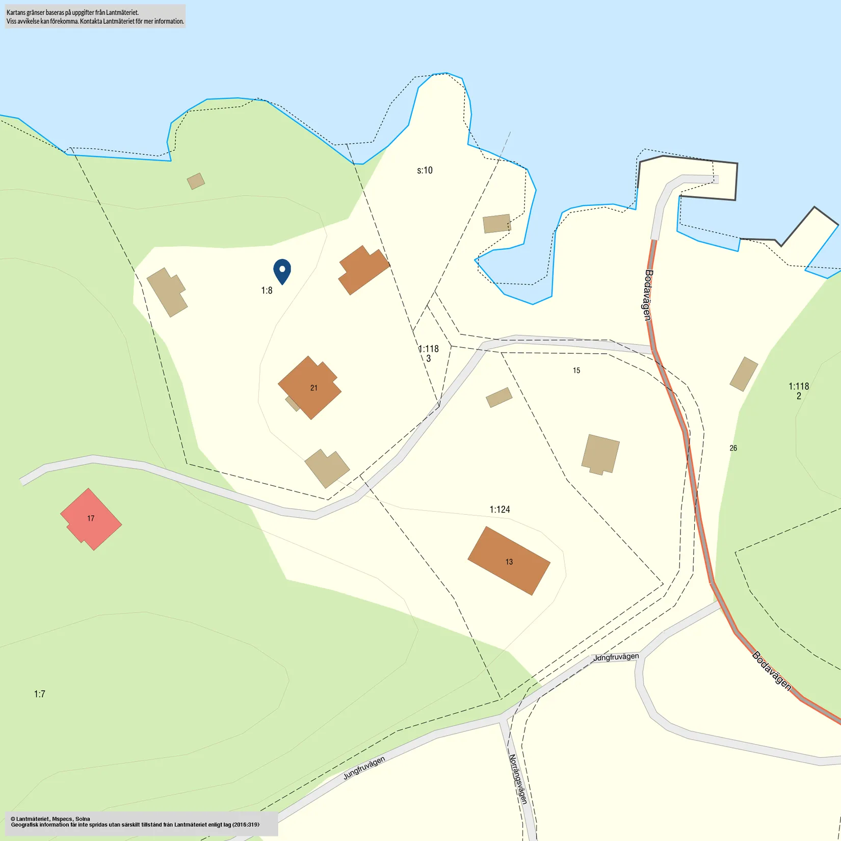 Villa, Bodavägen 21, Boda, Värmdö