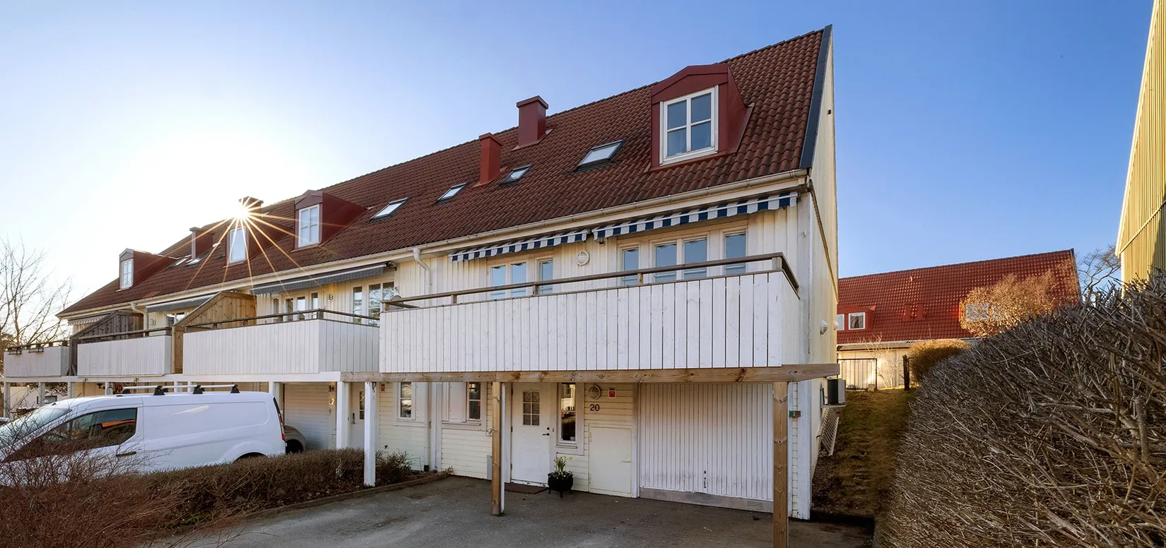 Villa, Radhus, Vattenmåravägen 20, Sjukyrkoberget, Upplands Väsby