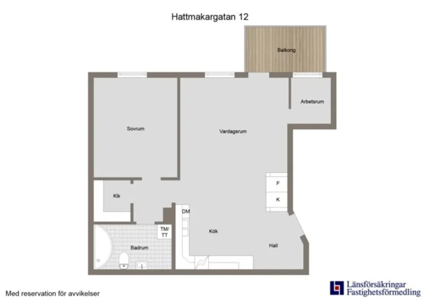 Bostadsrätt, Hattmakargatan 12, Gävle Centrum, Gävle