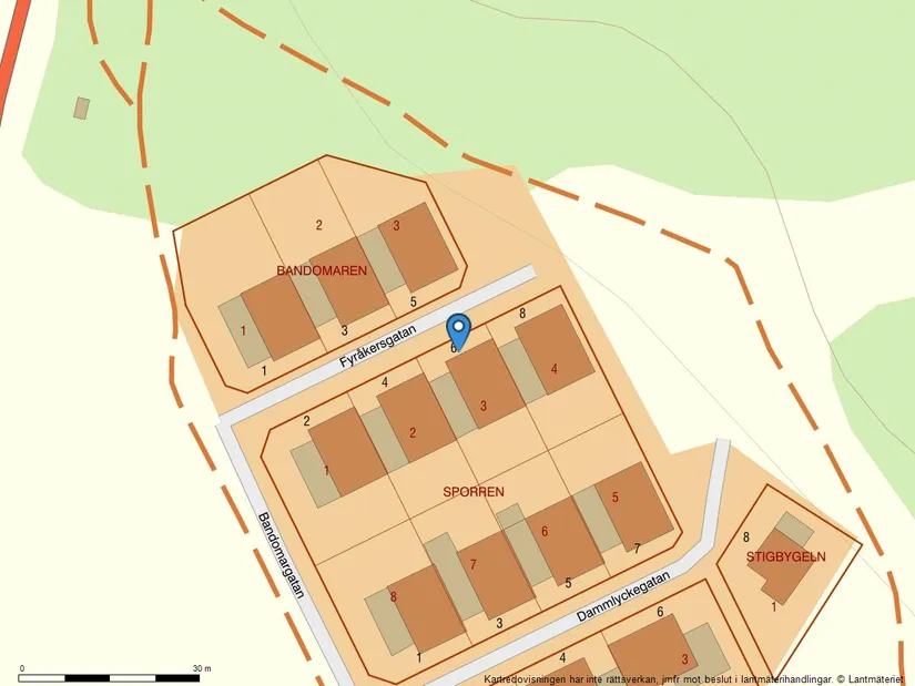 Villa, Fyråkersgatan 6, Åby, Mölndal