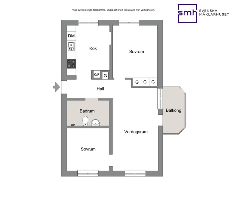 Bostadsrätt, Bomansgatan 24A, Kristiansborg, Västerås