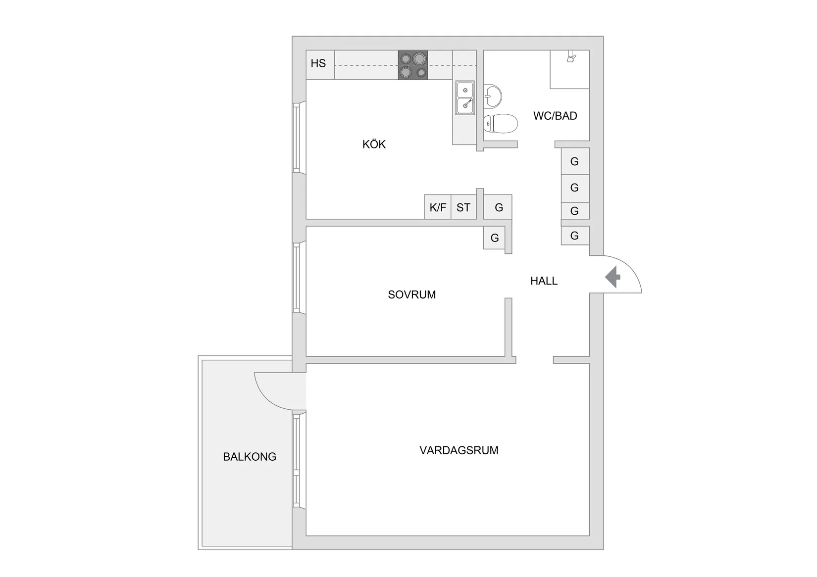 Bostadsrätt, Tegvägen 74, Viksjö, Järfälla