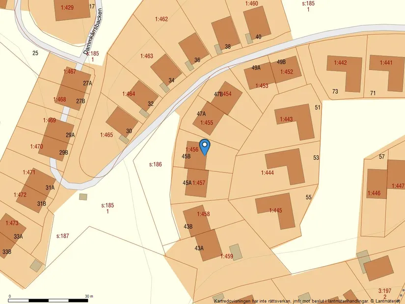 Villa, Dammkärrsbacken 45B, Göteborg