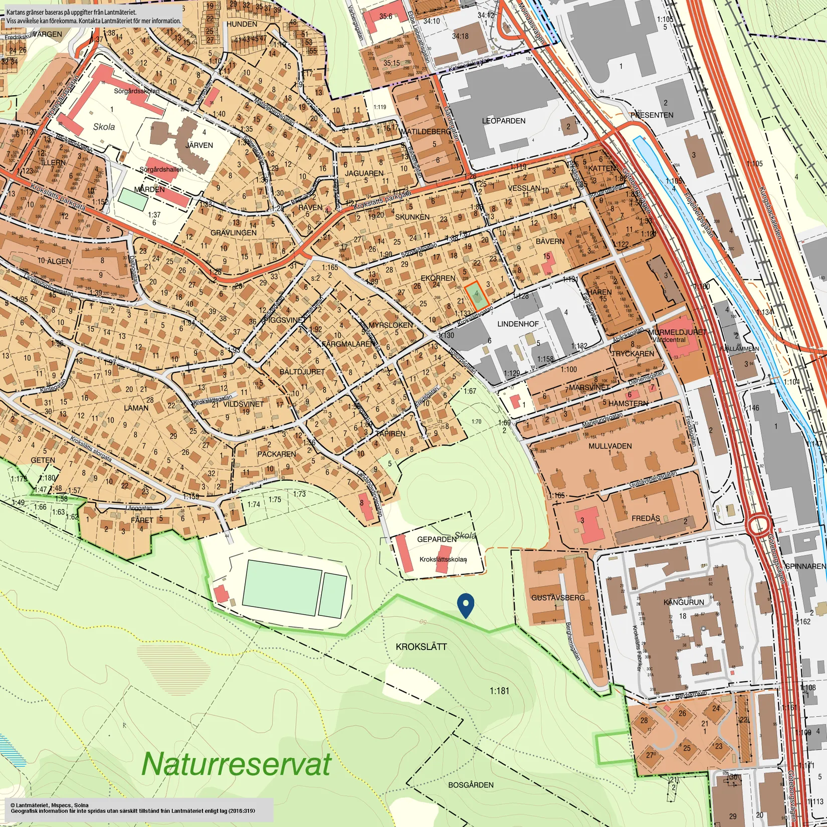 Villa, Krokslättsgatan 22 A, Krokslätt, Mölndal