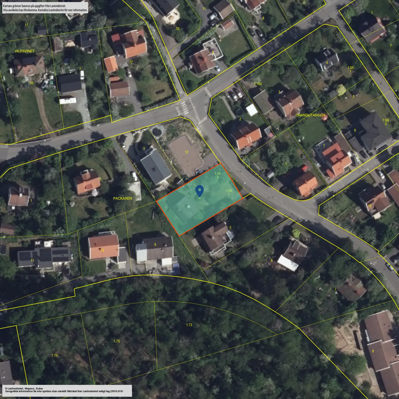 Villa, Landshövdingegatan 5, Krokslätt, Mölndal