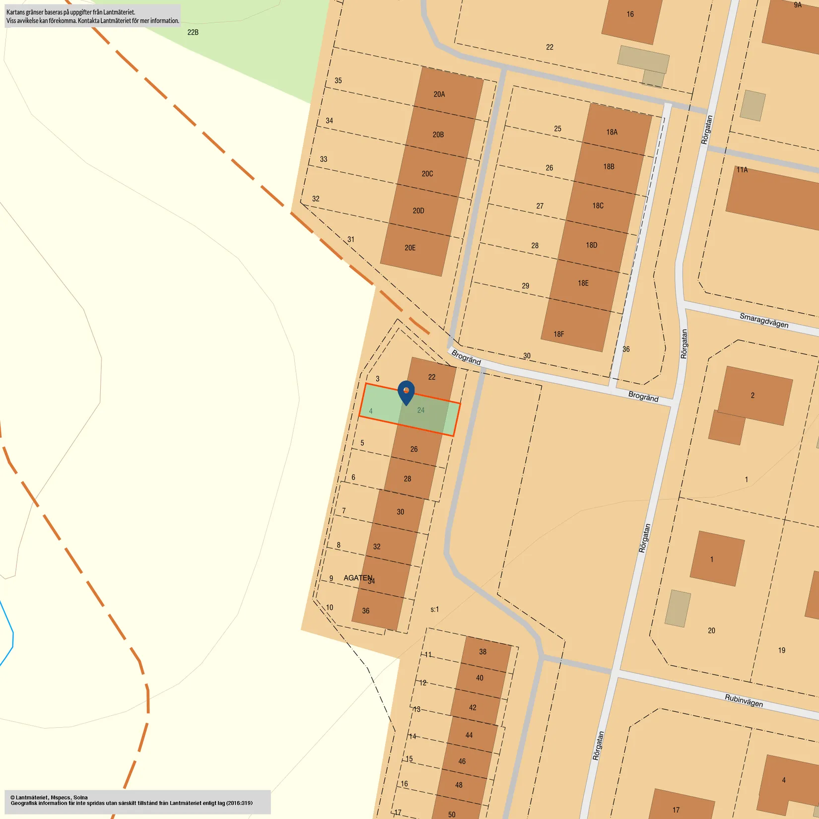 Radhus, Rörgatan 24, Södermalm, Sundsvall