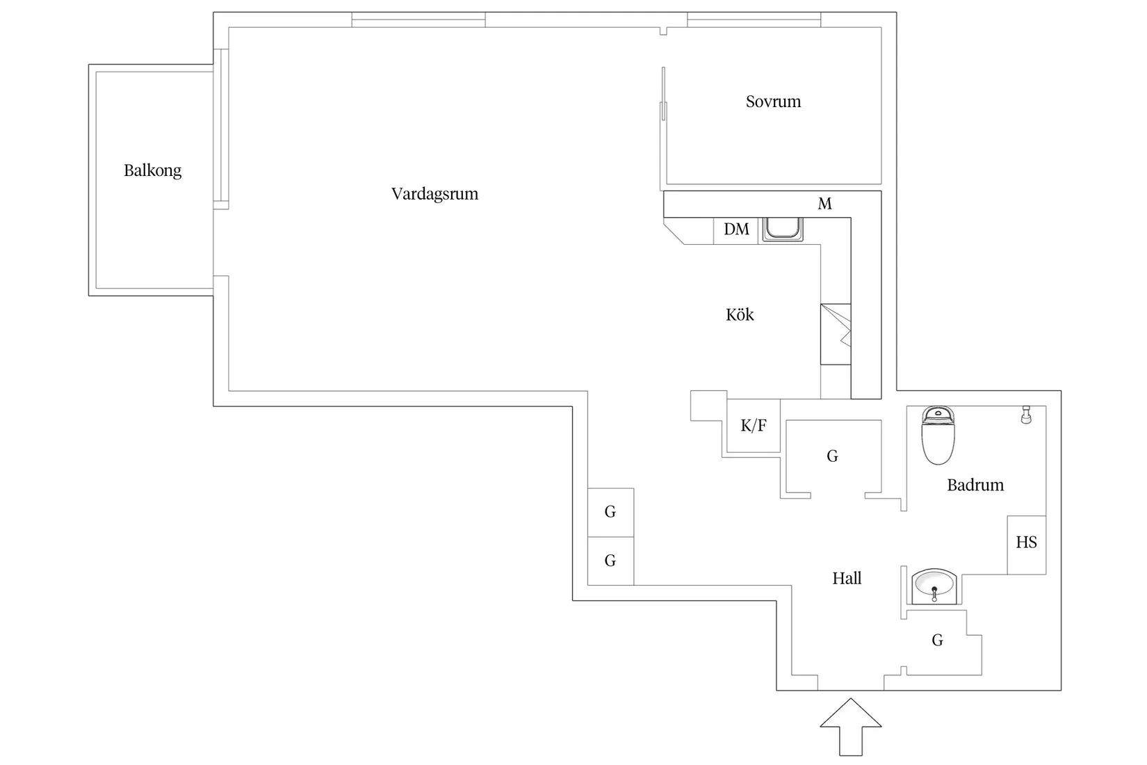Bostadsrätt, Slipgatan 2, Södermalm Högalid, Stockholm