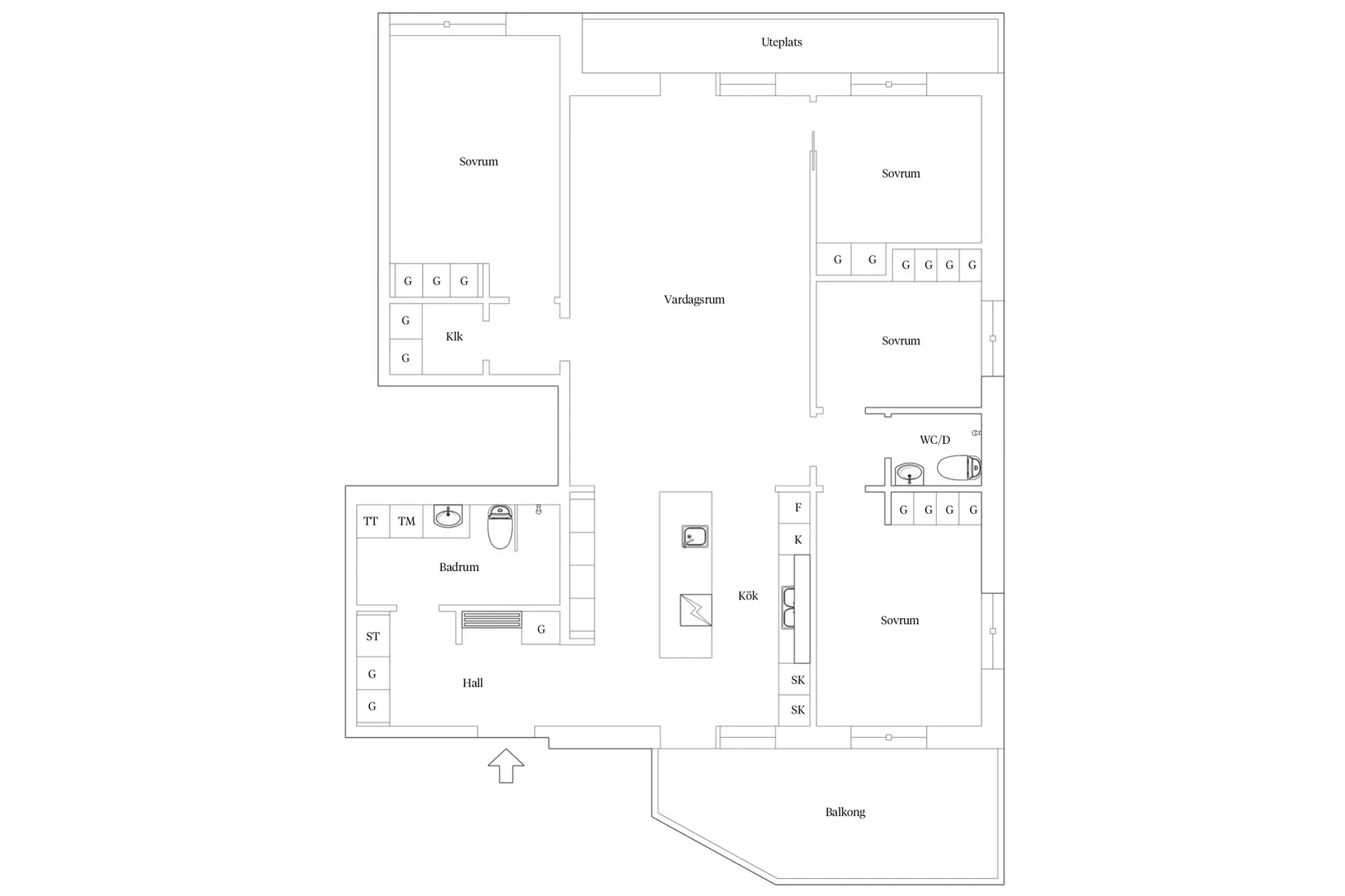 Bostadsrätt, Gustav Adolfsgatan 5, Lugnet, Borås